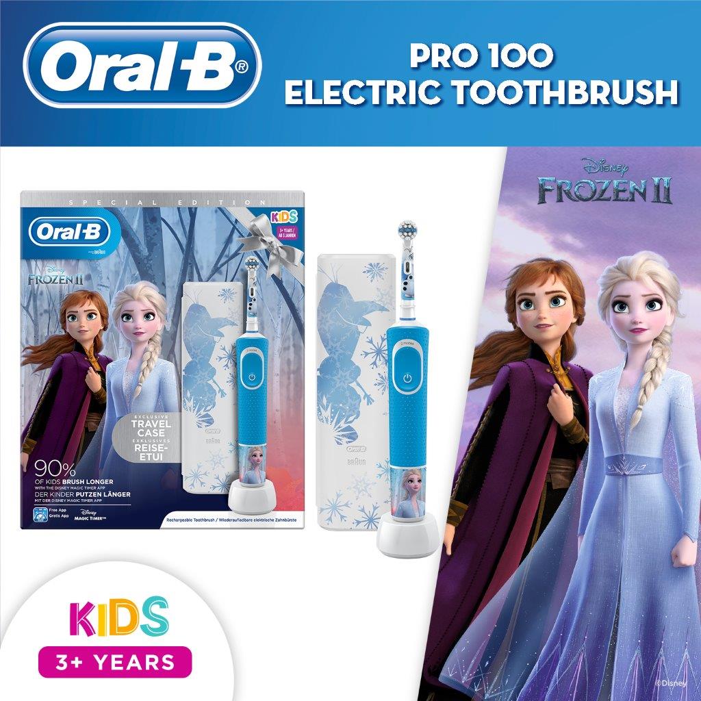 Oral-B Pro 100 Frozen Electric Toothbrush Kids