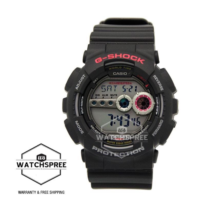[Watchspree] Casio G-Shock Extra Large Series Black Resin Band Watch GD100-1A GD-100-1A