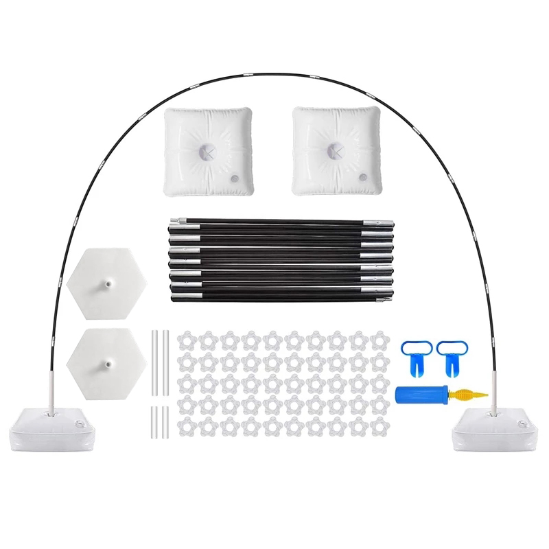 Balloon Arch Garland Kit Wide Adjustable Stand Set with Water Fillable Base Clips Party Decor