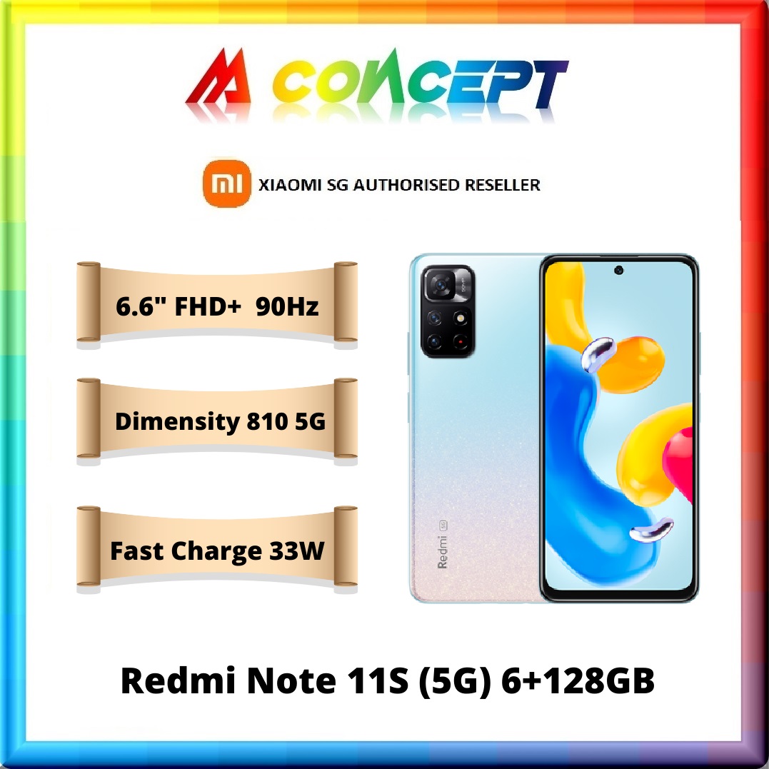 [Xiaomi] Redmi Note 11S / 108 Mp / 5000 Mah Battery / Fast Charge 33W / 1 Years Warranty