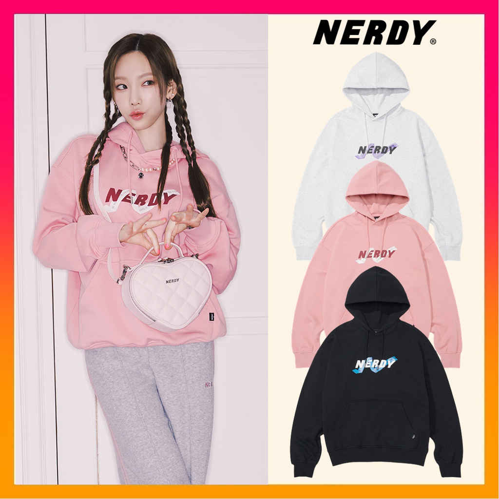 [Girls' Generation - TAEYEON Collaboration] NERDY Twinkle Taping Pullover Hoodie (2022 NEW)