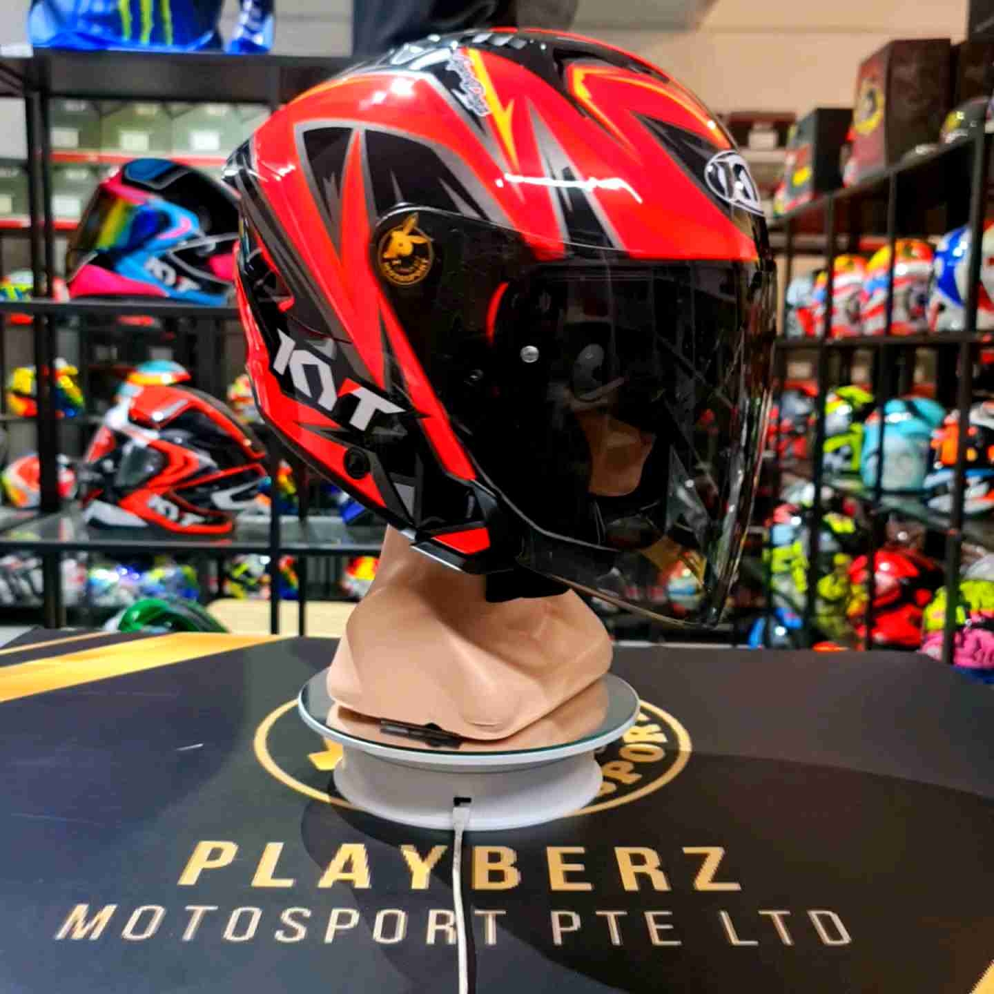 [PLAYBERZ MOTOSPORT] KYT NFJ PESCAO HAFIZH SHAHRIN HELMET