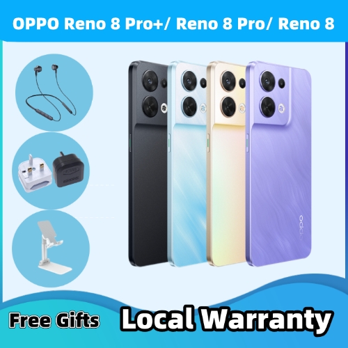 【Pre-order】OPPO Reno 8 Pro+/ OPPO Reno 8 Pro/ OPPO Reno 8 80W 4500mAh locally warranty【ship from 19th Nov 2022】