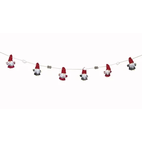Christmas miscellaneous goods wood felt wear Santa garland