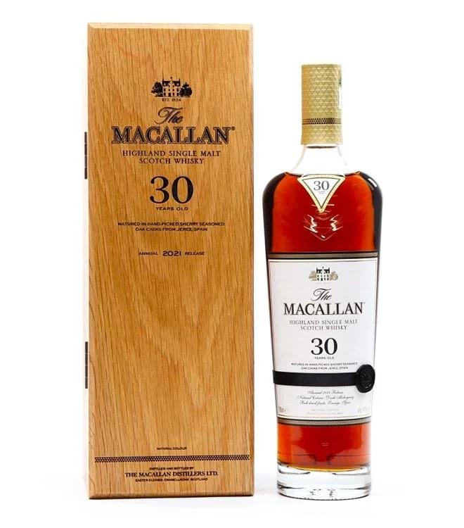 The Macallan 30 Year Old Sherry Cask 2021 Release 700mL