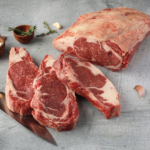 Angus Beef Ribeye Roast, Boneless（fresh: 16 lb avg）