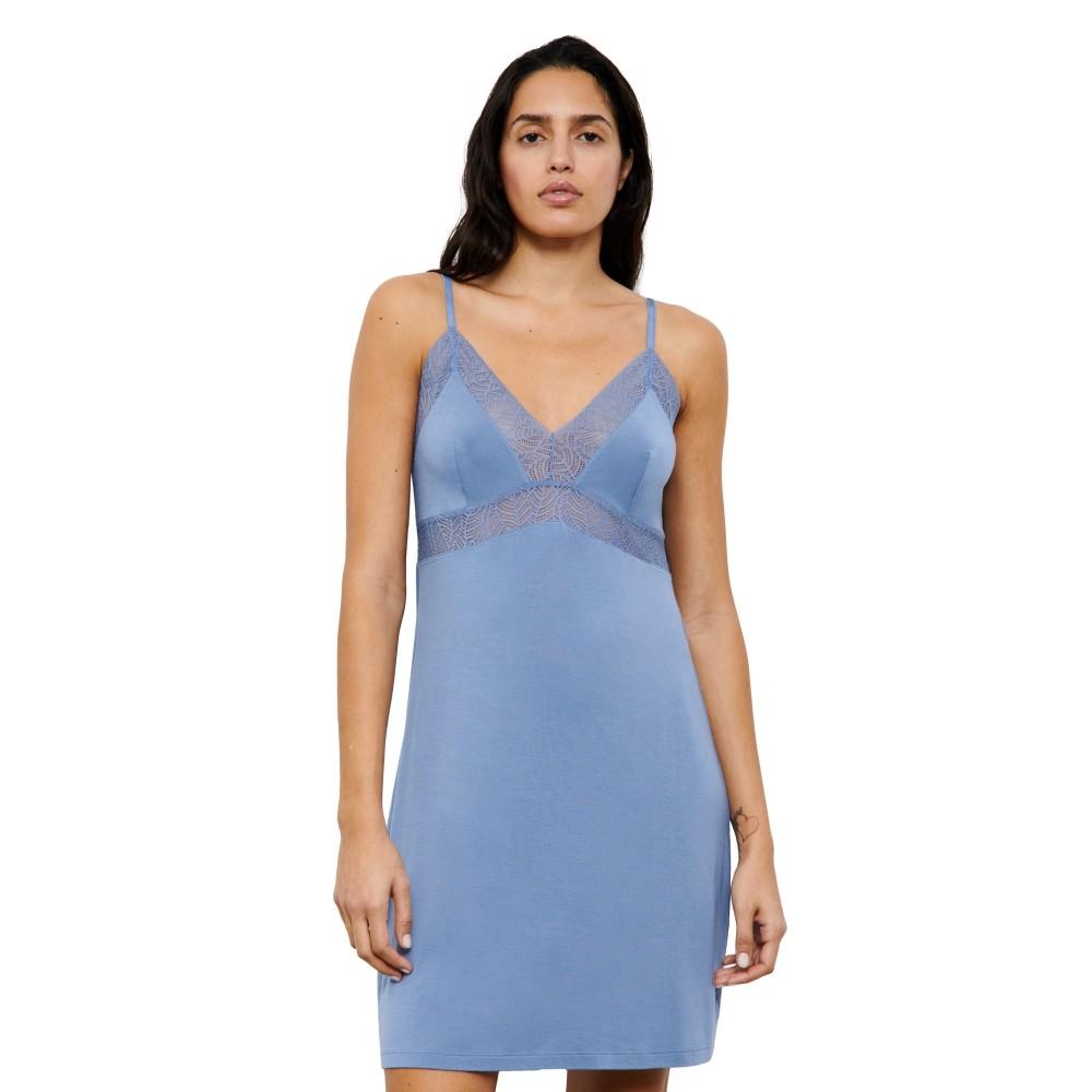 【Jazz】Long petticoat>SL size>Misty blue (NA54_E9)【Femilet】