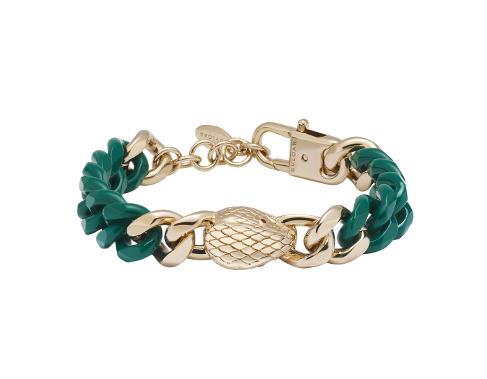 SERPENTI FOREVER MAXI CHAIN POUCH BRACELET