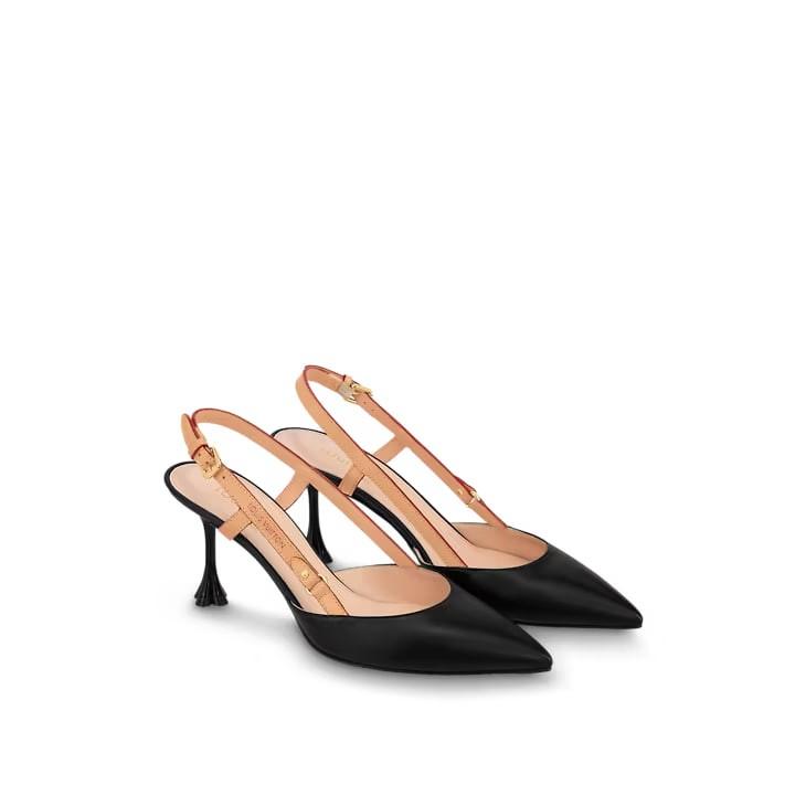 LV Blossom Slingback Pump