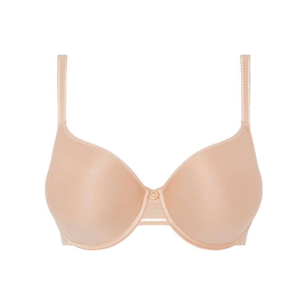 【True Lace】3D Memory Fiber T-shirt Bra Underwear>BCD Cup>Pink Skin Color (11M6_1N)【Chantelle】