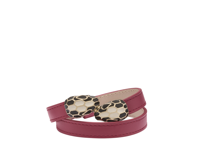 SERPENTI FOREVER LEATHER BRACELET