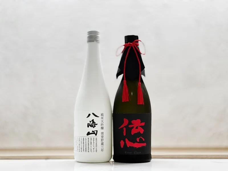 ANA All-day Air first and business class designated sake set