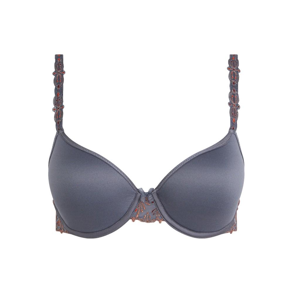 【Champs-Elysées】3D Memory Fiber T-shirt Bra Underwear>BCD>Amber Gray (2606_PV)【Chantelle】