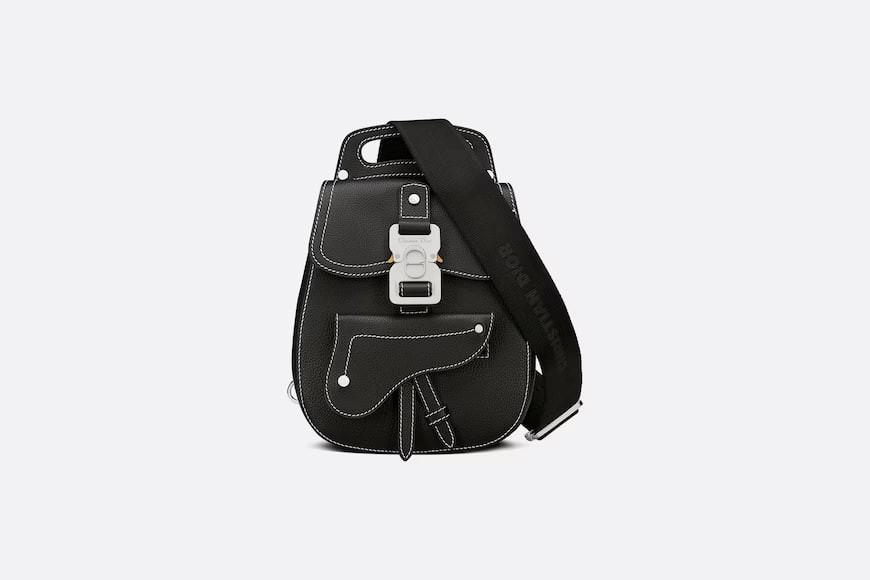 Mini GALLOP shoulder bag.  Black cowhide calfskin.  Numbering: 1ADBO022YKK_H00N