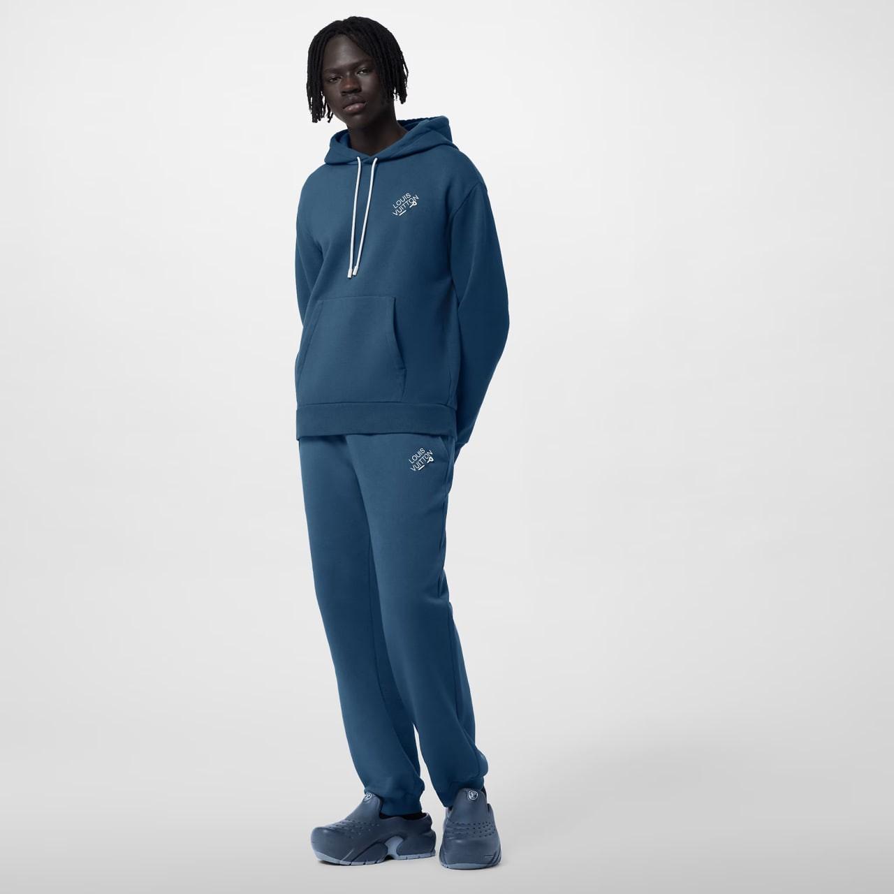 Embroidered Signature Cotton Hoodie